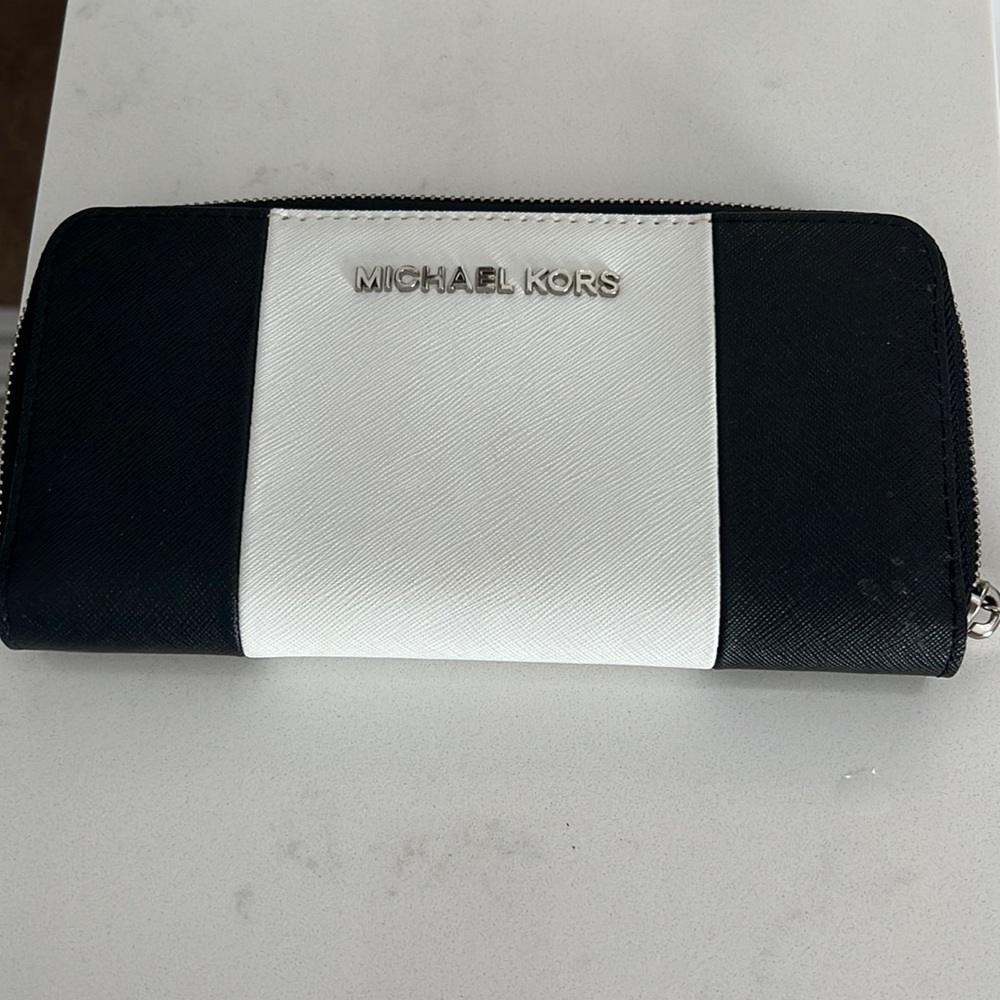 Michael Kors large leather wallet
